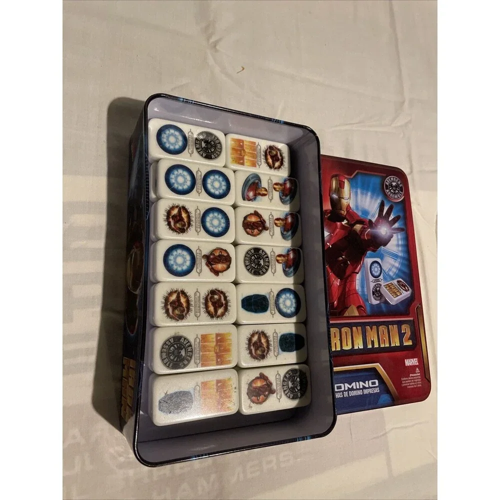 Marvel Iron Man 2 Battle Dominos (2009) in Tin Age 3+